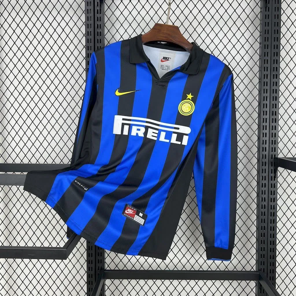 Inter Milan 1998/99 Home Long Sleeves Retro Jersey, foto 1