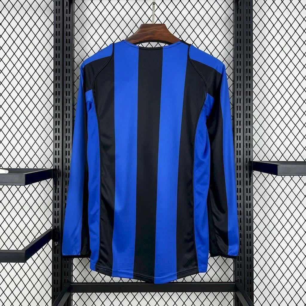 Inter Milan 2004/05 Home Long Sleeves Retro Jersey, foto 2