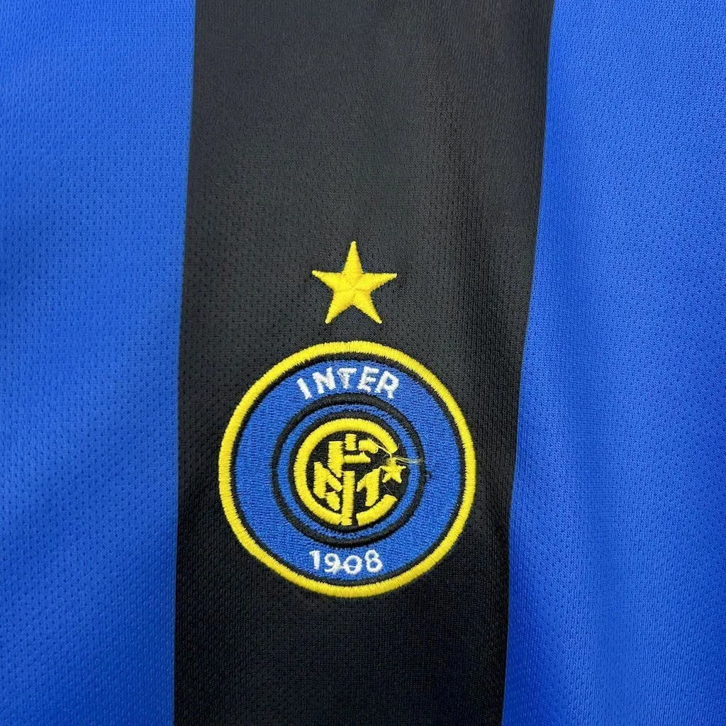 Inter Milan 2004/05 Home Long Sleeves Retro Jersey, foto 5