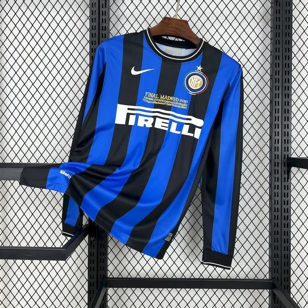 Inter Milan 2010 Home Long Sleeves Retro Jersey, foto 1