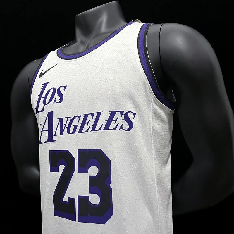 JAMES#23 22/23 Los Angeles Lakers City Version, foto 3