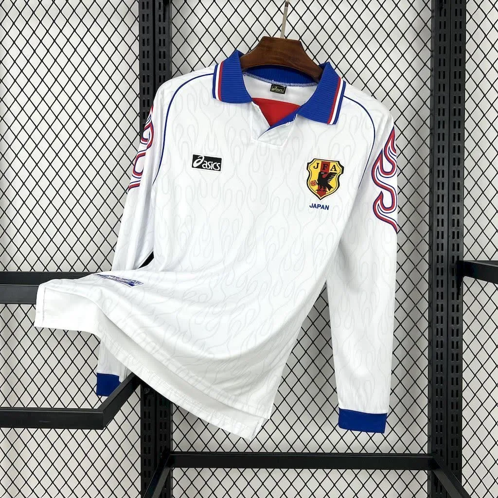 Japan 1998 Away Long Sleeves Retro Jersey, foto 1