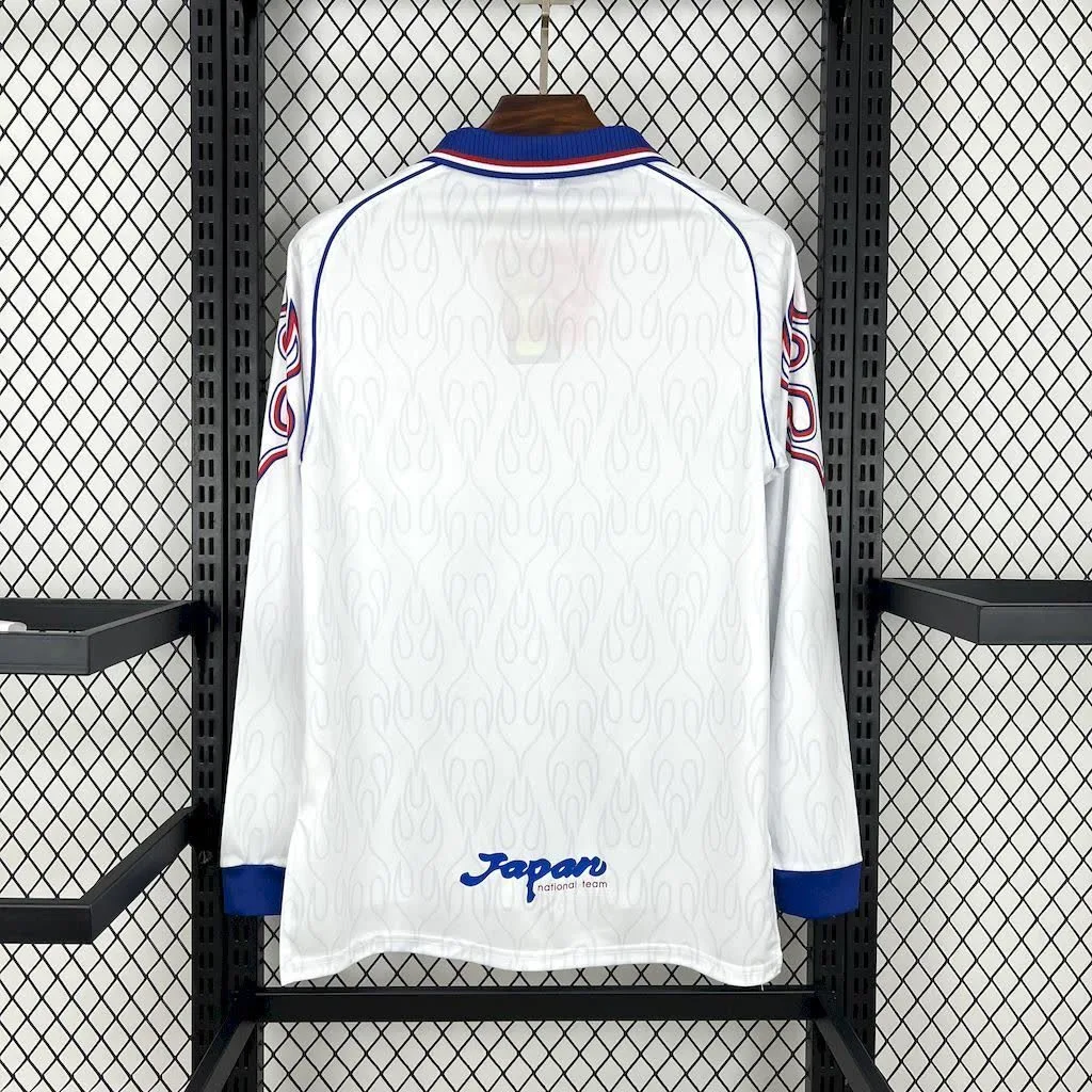 Japan 1998 Away Long Sleeves Retro Jersey, foto 3