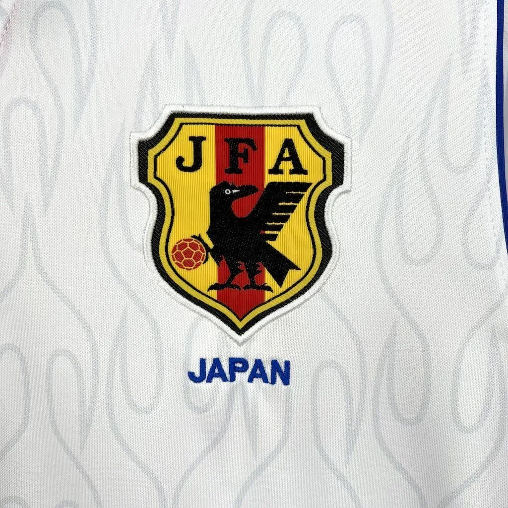 Japan 1998 Away Long Sleeves Retro Jersey, foto 6