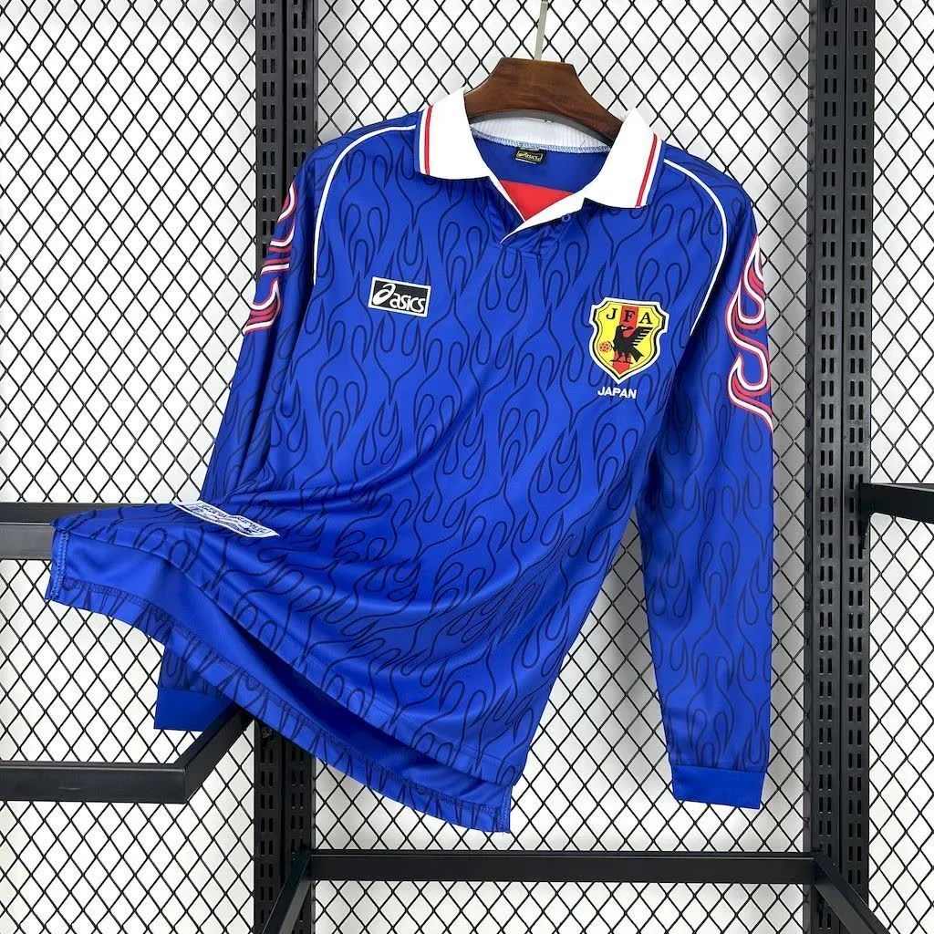 Japan 1998 Home Long Sleeves Retro Jersey, foto 1