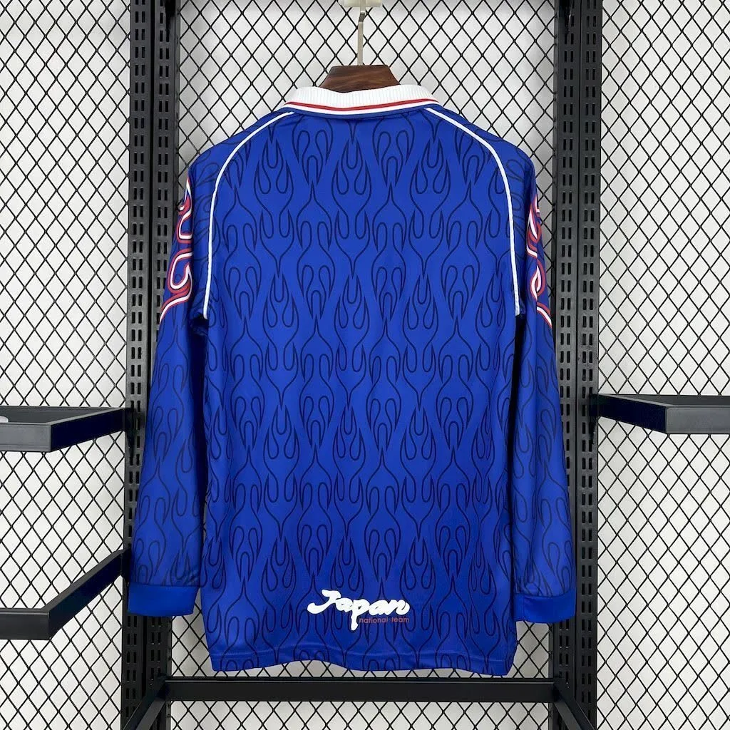 Japan 1998 Home Long Sleeves Retro Jersey, foto 3
