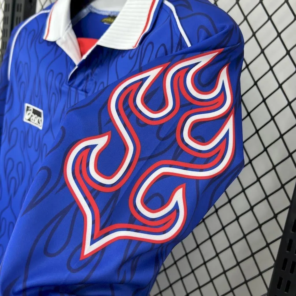 Japan 1998 Home Long Sleeves Retro Jersey, foto 4