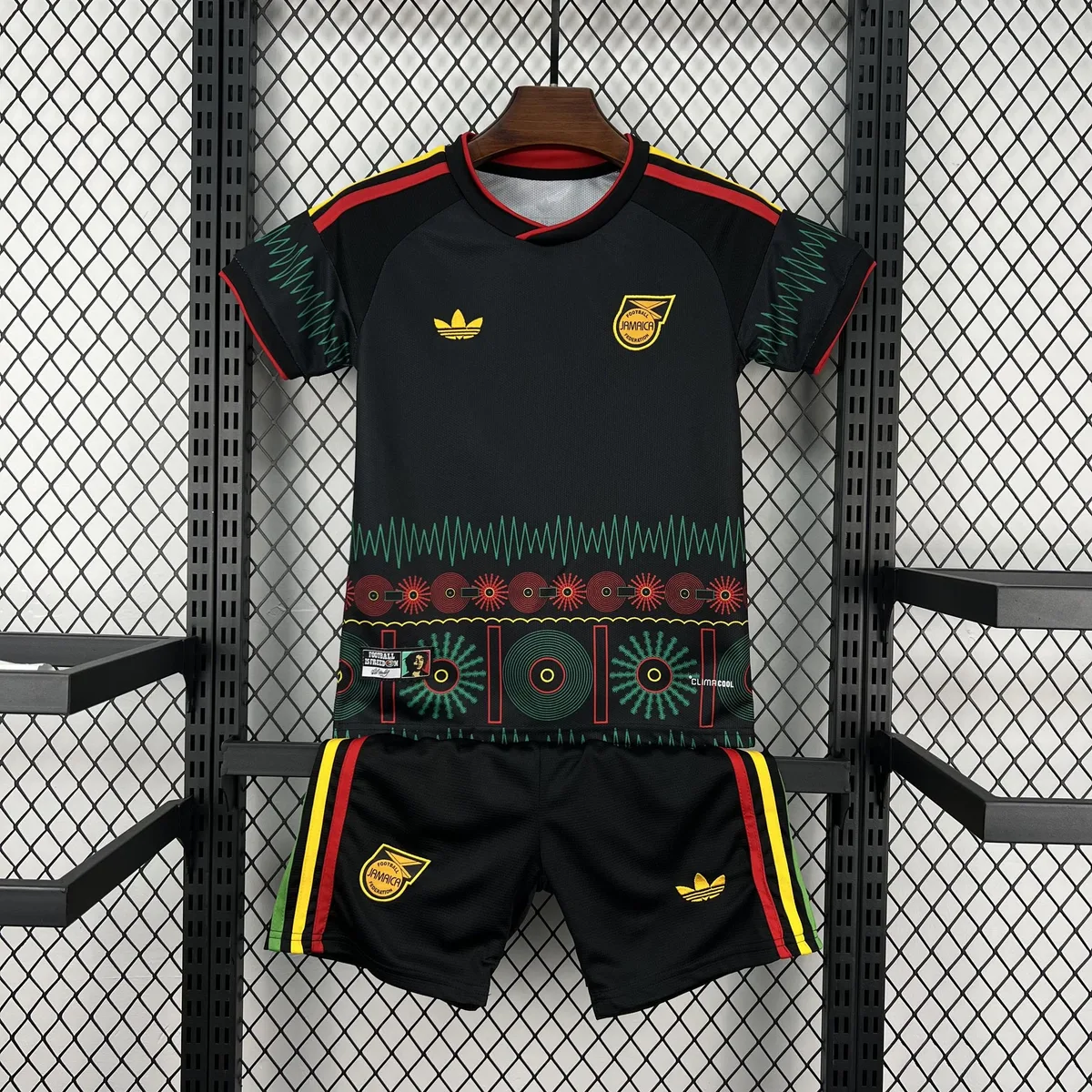 Kids Jamaica x Bob Marley 2026 Away Jersey Kit, foto 1
