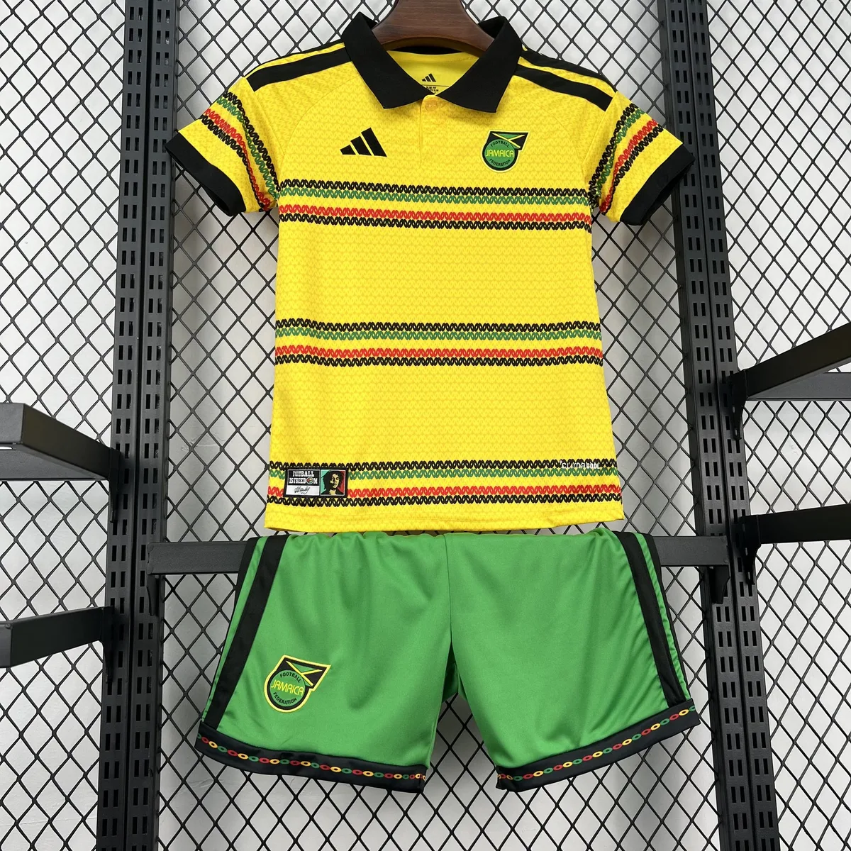 Kids Jamaica x Bob Marley 2026 Home Jersey Kit, foto 3