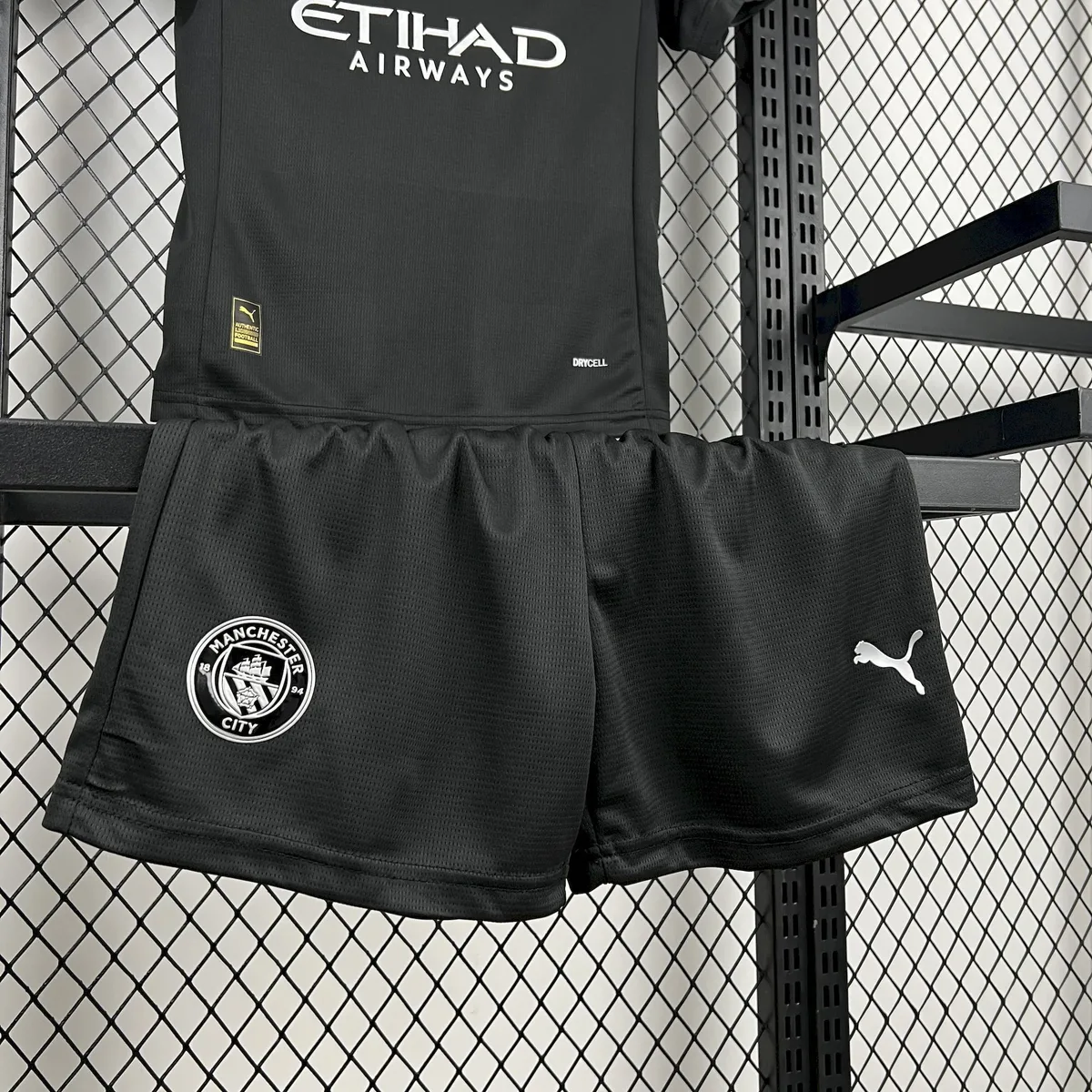 Kids Manchester City 2025/26 Away Kit, foto 3