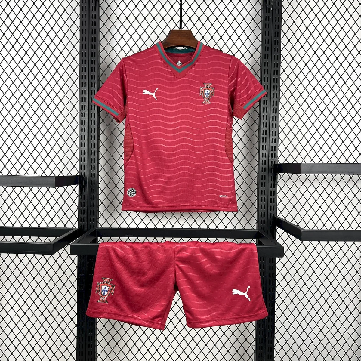 Kids Portugal 2026 World Cup Home Kit, foto 1