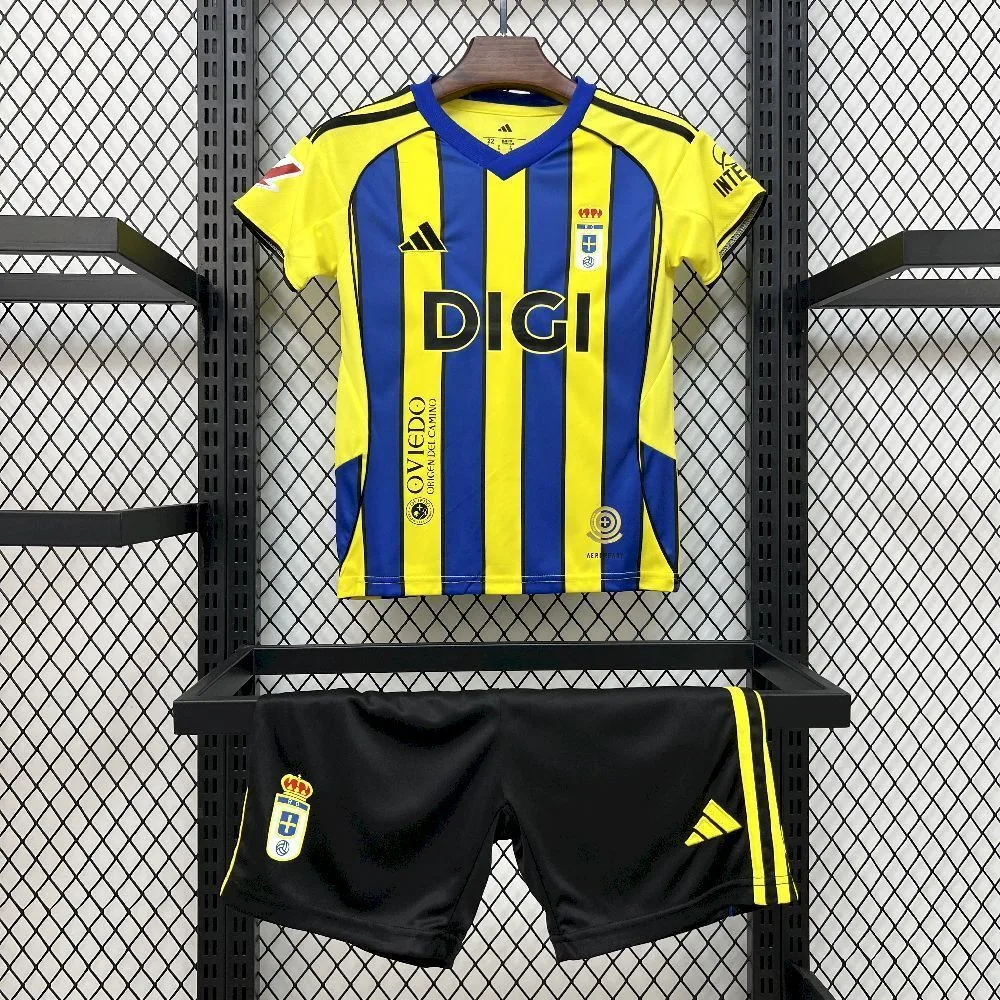 Kids Real Oviedo 2025/26 Away Kit, foto 1
