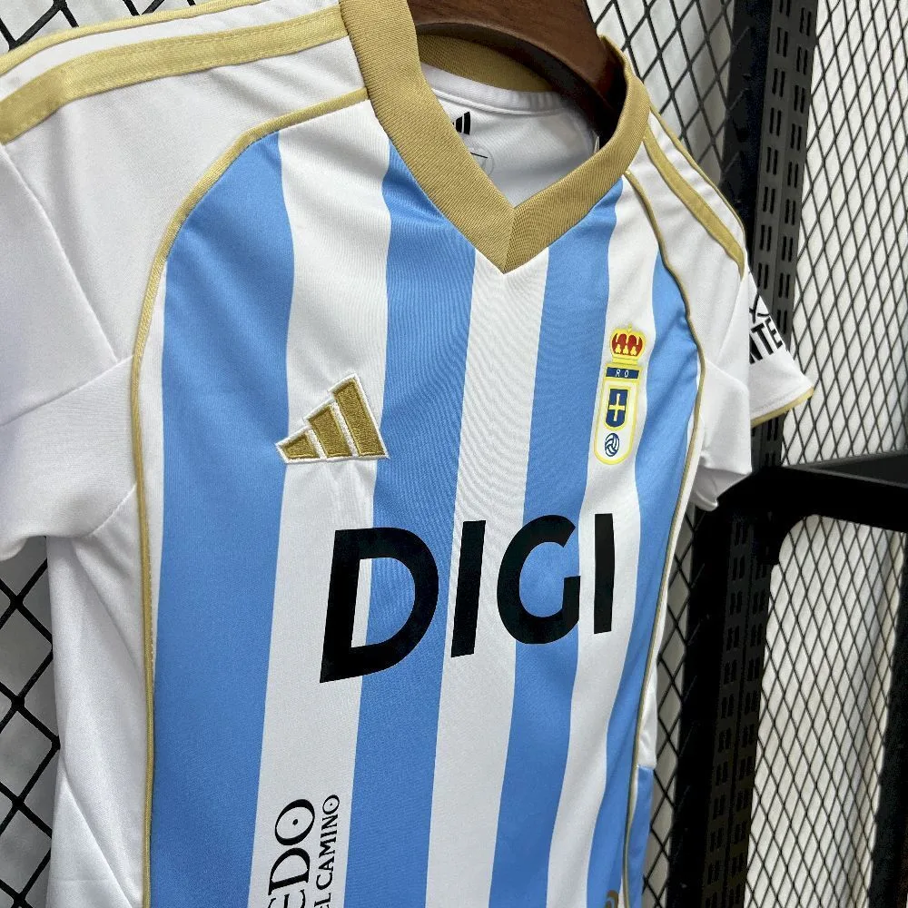 Kids Real Oviedo 2025/26 Third Kit, foto 4