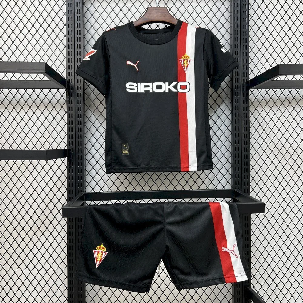 Kids Sporting de Gijón 2025/26 Away Kit, foto 1