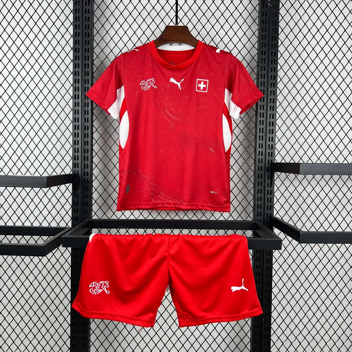 Kids Switzerland 2026 World Cup Home Kit, foto 1