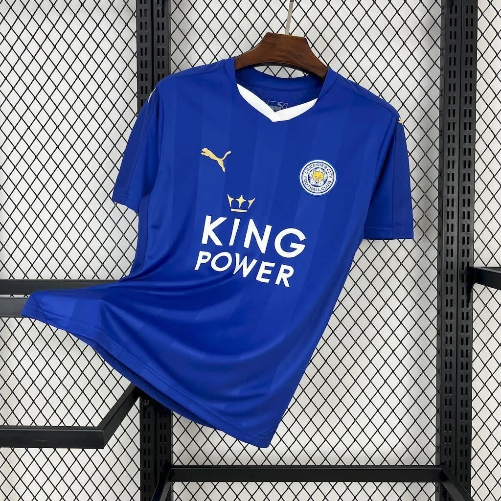 Leicester City 2015/16 Home Retro Jersey, foto 1