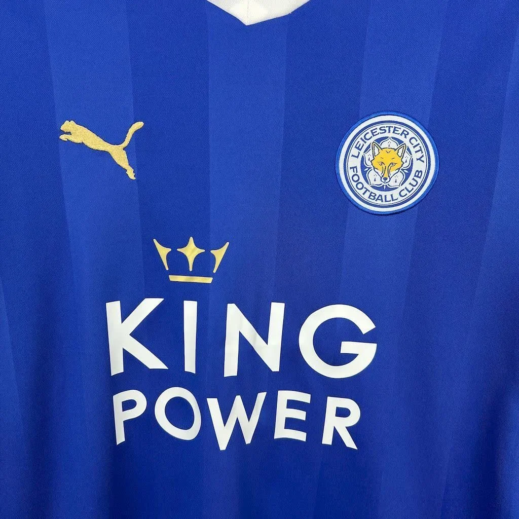 Leicester City 2015/16 Home Retro Jersey, foto 5