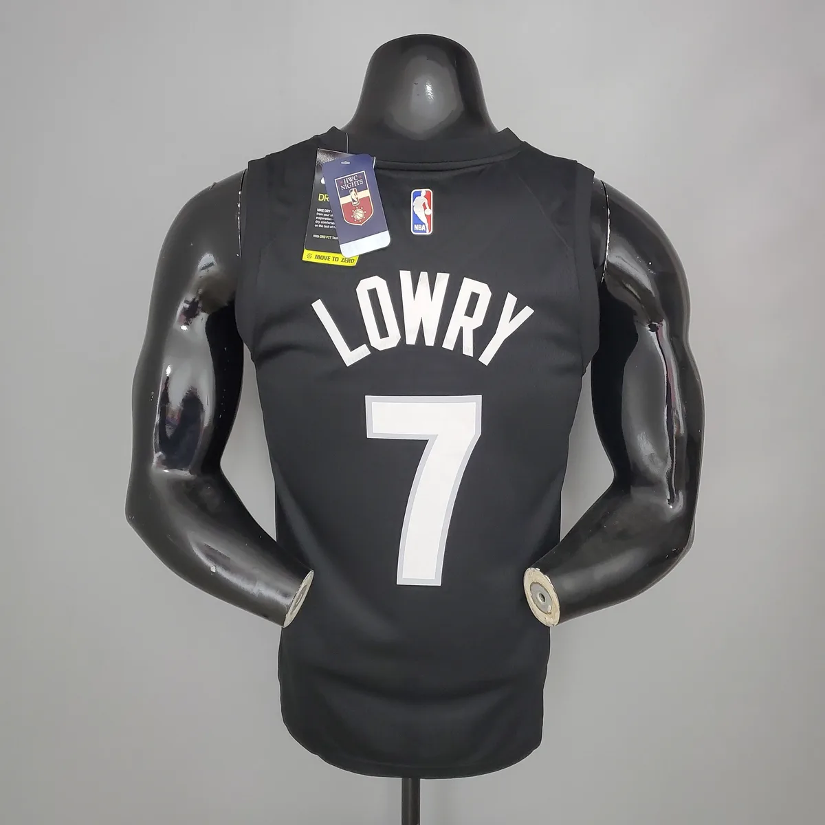 LOWRY#7 2021 Raptors Bonus Edition Purple and Black NBA Jersey S-XXL, foto 2
