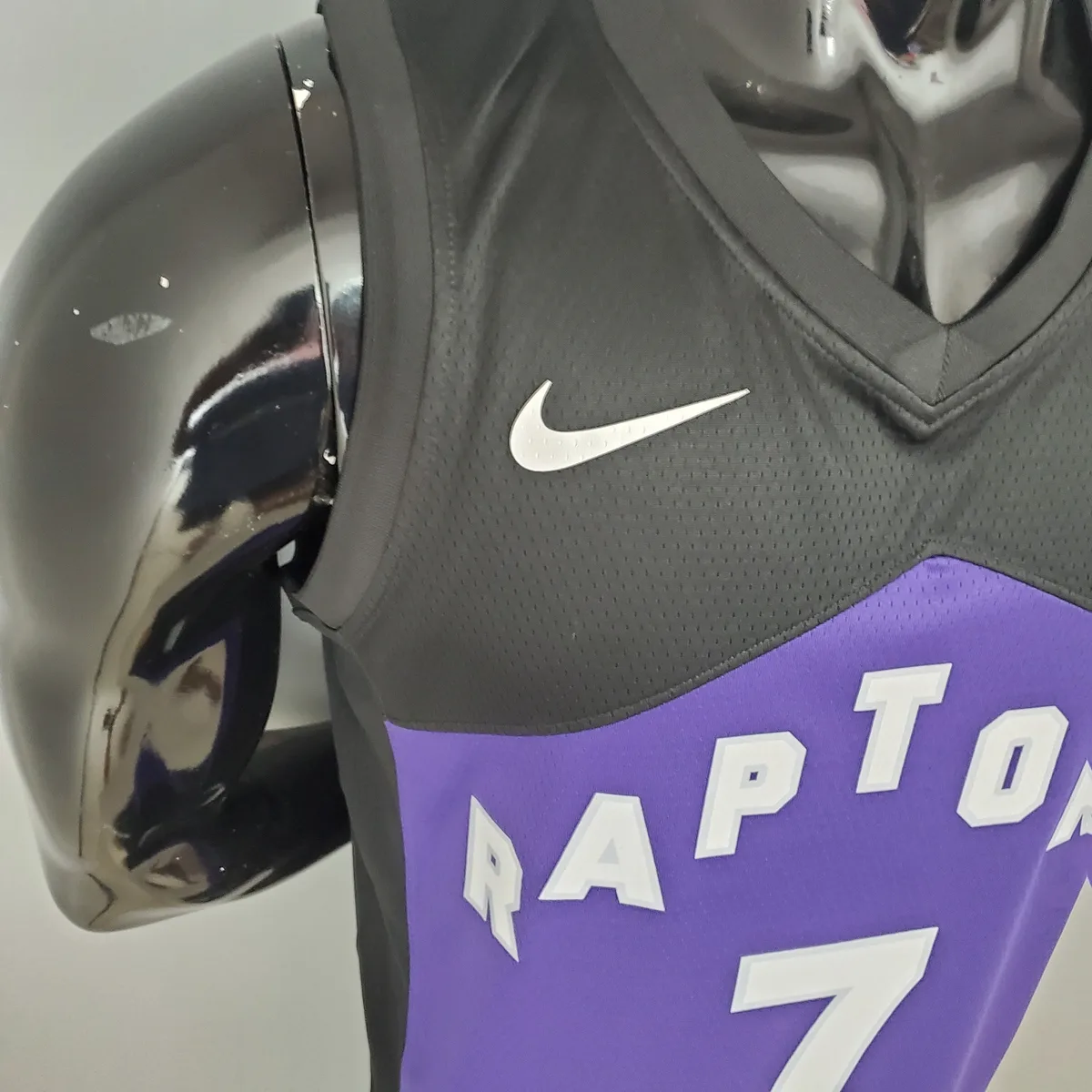LOWRY#7 2021 Raptors Bonus Edition Purple and Black NBA Jersey S-XXL, foto 4