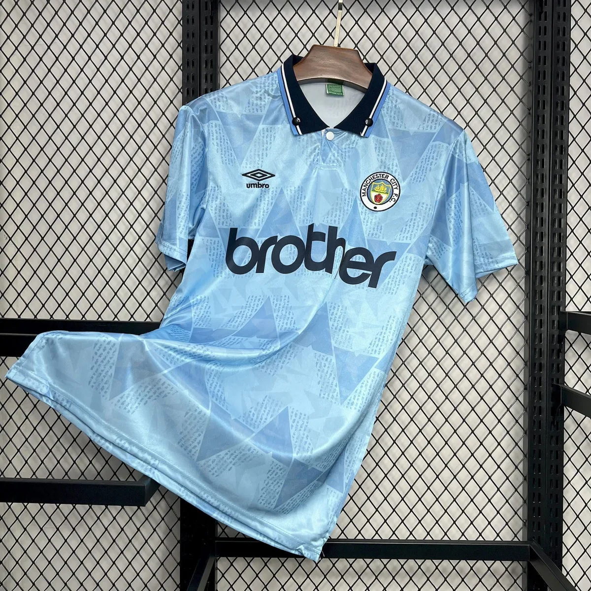 Manchester City 1989/91 Home Retro Jersey, foto 1