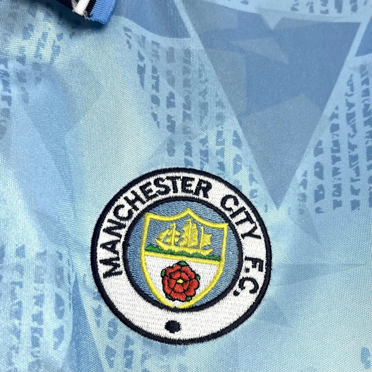 Manchester City 1989/91 Home Retro Jersey, foto 4