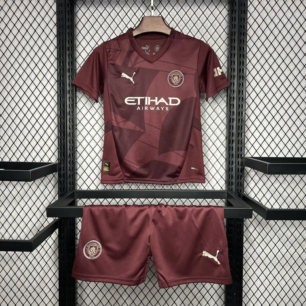 Manchester City 2024/25 Third Away Kids Kit, foto 1