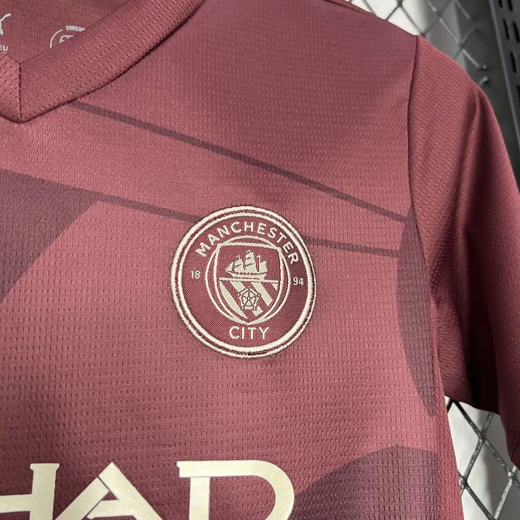 Manchester City 2024/25 Third Away Kids Kit, foto 4