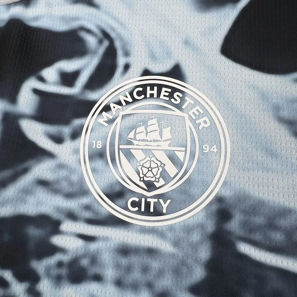Manchester City 2025/26 Black and blue concept version Jersey, foto 6