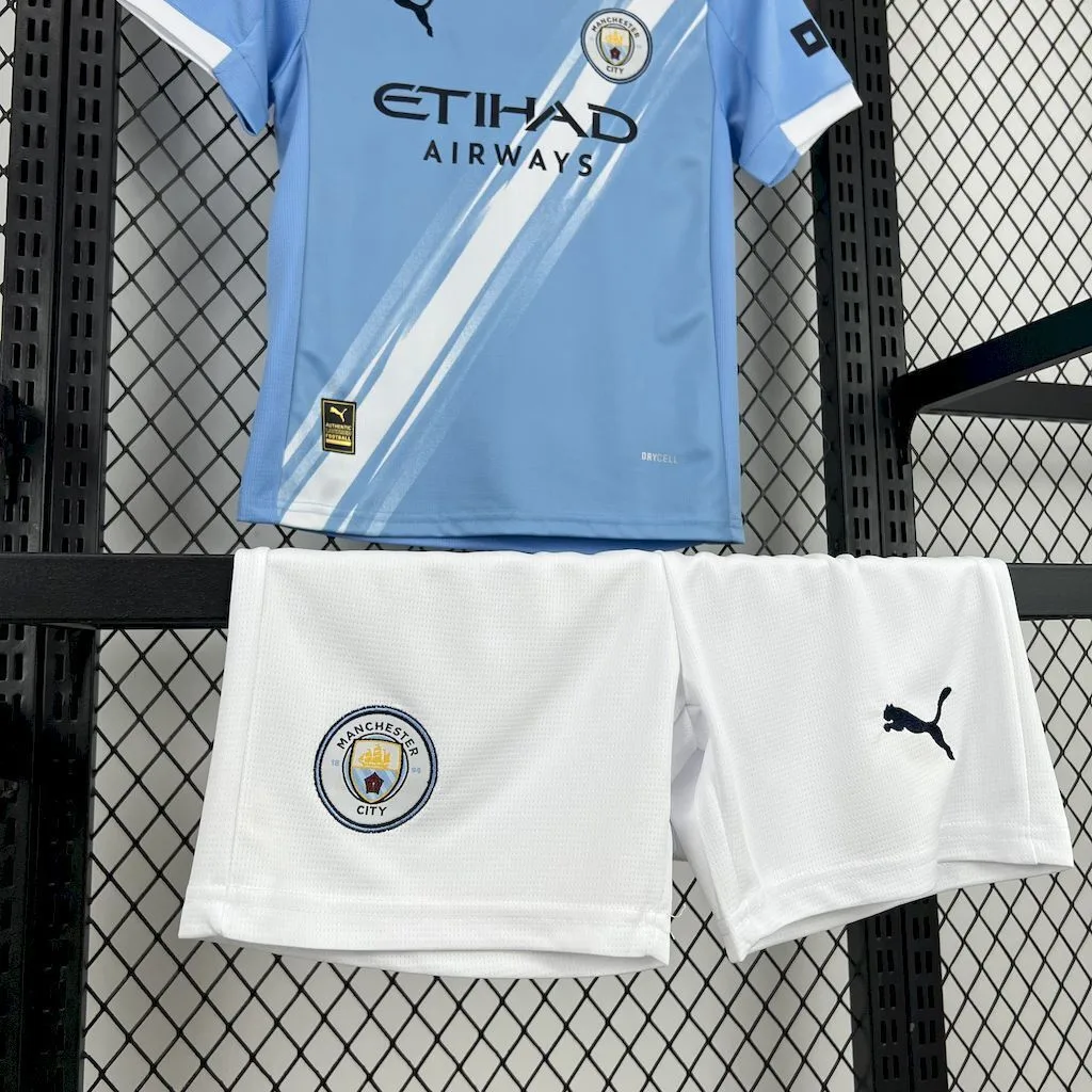 Manchester City 2025/26 Home Kids Kit, foto 3