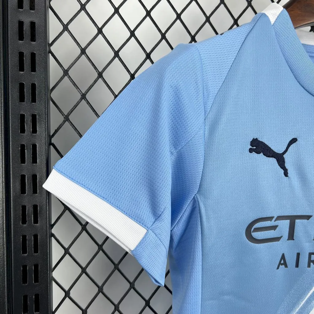 Manchester City 2025/26 Home Kids Kit, foto 6