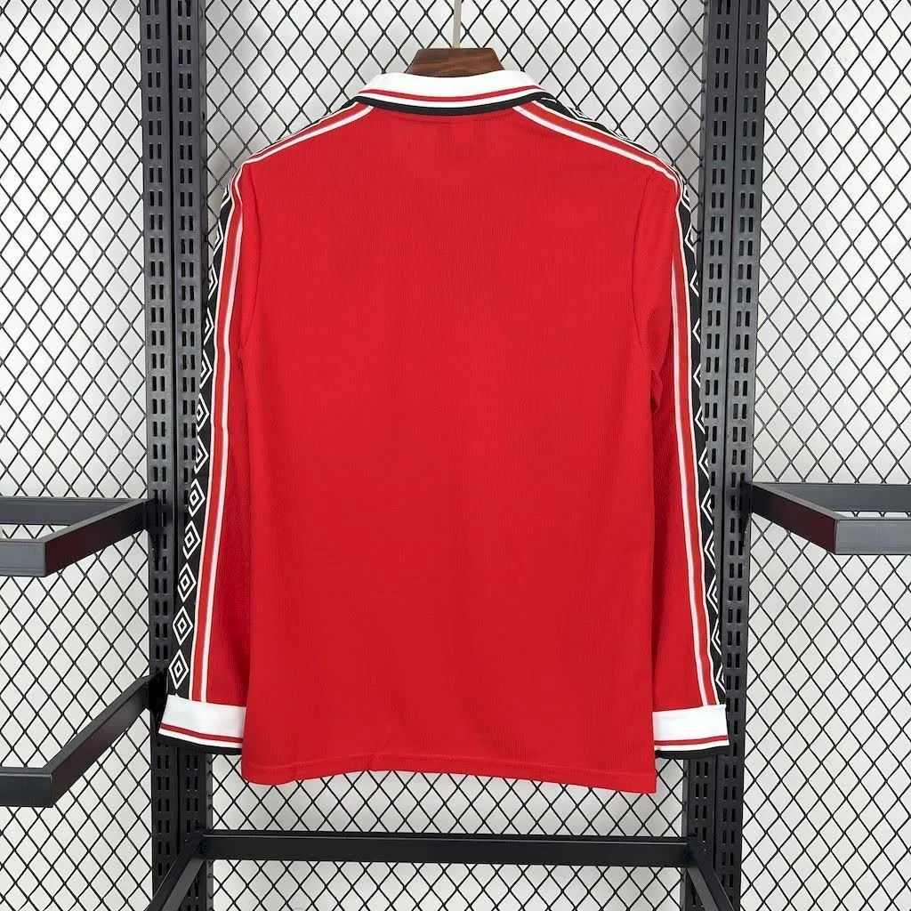Manchester United 1998/99 Home Long Sleeves Retro Jersey, foto 2