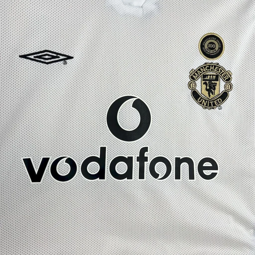 Manchester United 2001/02 Centenary Reversible Away And Third Retro Jersey, foto 6