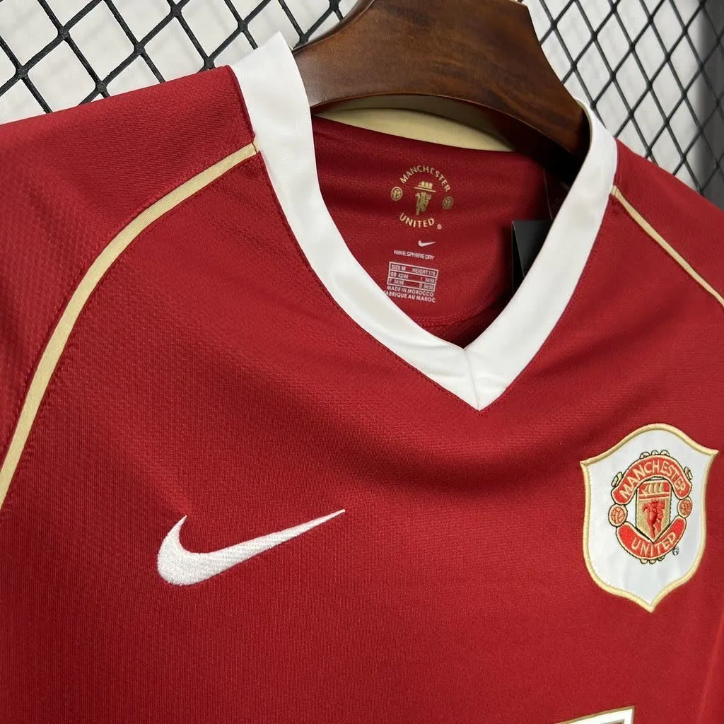 Manchester United 2006/07 Home Retro Jersey, foto 5