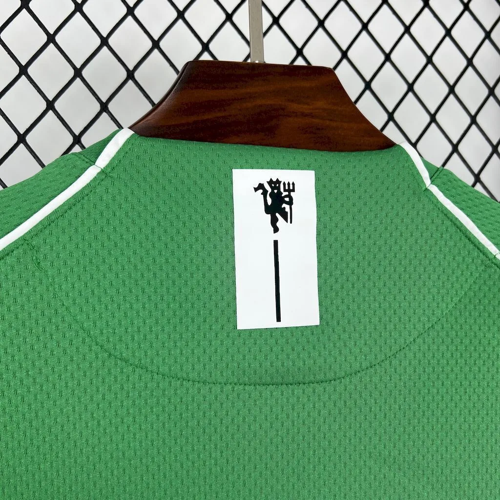 Manchester United 2007/08 Green Goalkeeper Long Sleeves Retro Jersey, foto 2