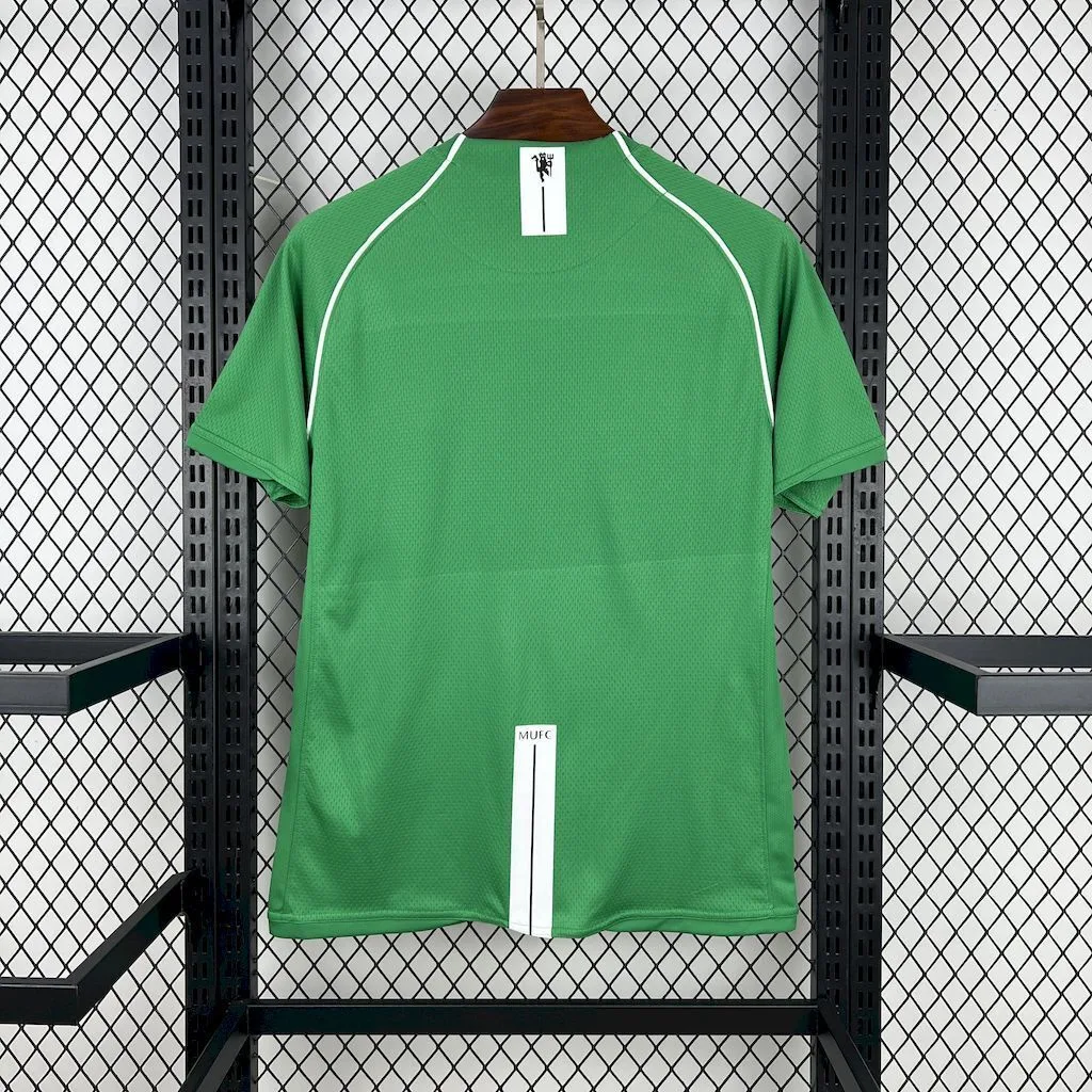 Manchester United 2007/08 Green Goalkeeper Retro Jersey, foto 2