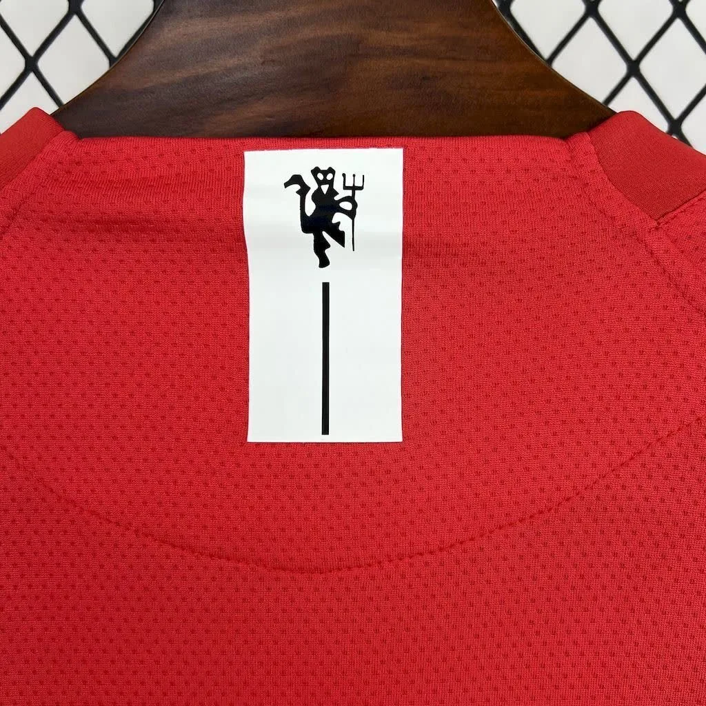 Manchester United 2007/08 Home Long Sleeves Retro Jersey, foto 2