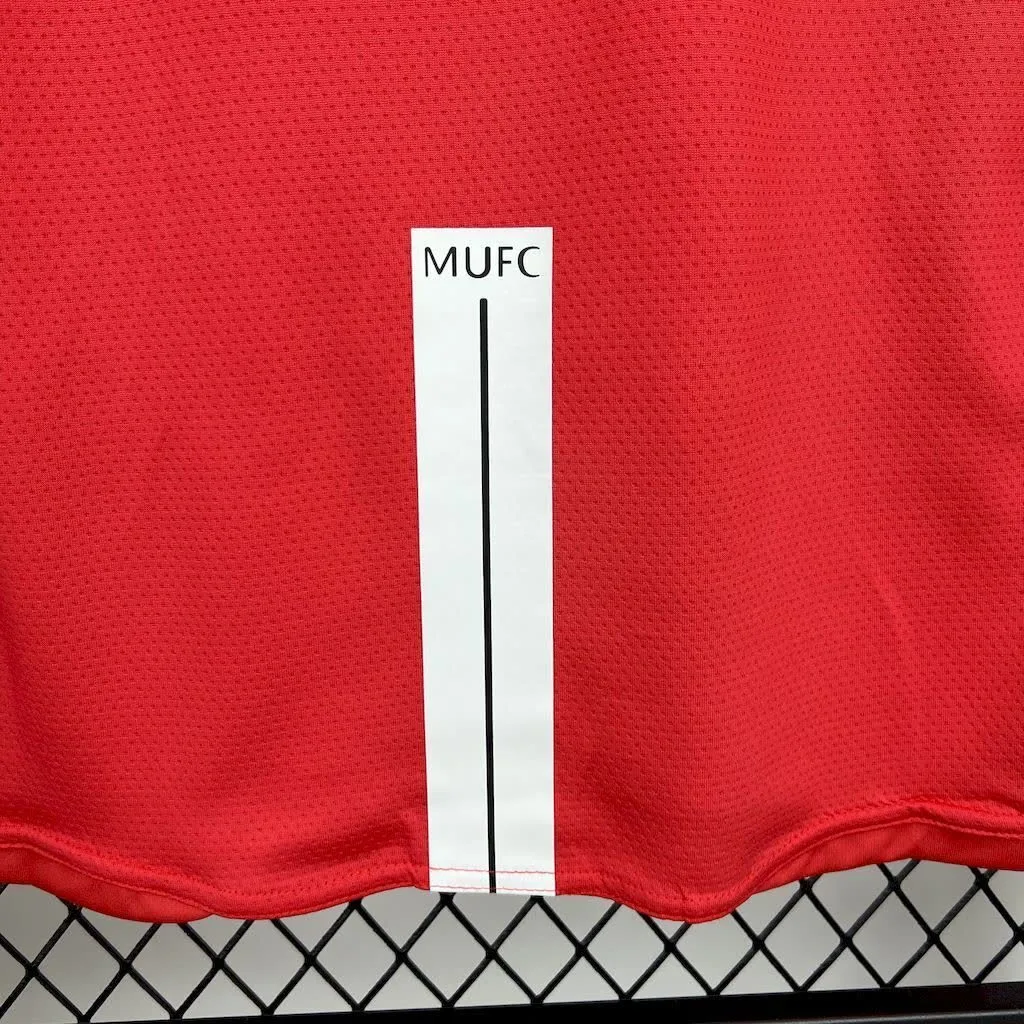 Manchester United 2007/08 Home Long Sleeves Retro Jersey, foto 3