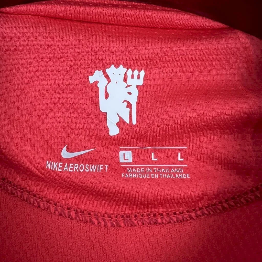 Manchester United 2007/08 Home Long Sleeves Retro Jersey, foto 5