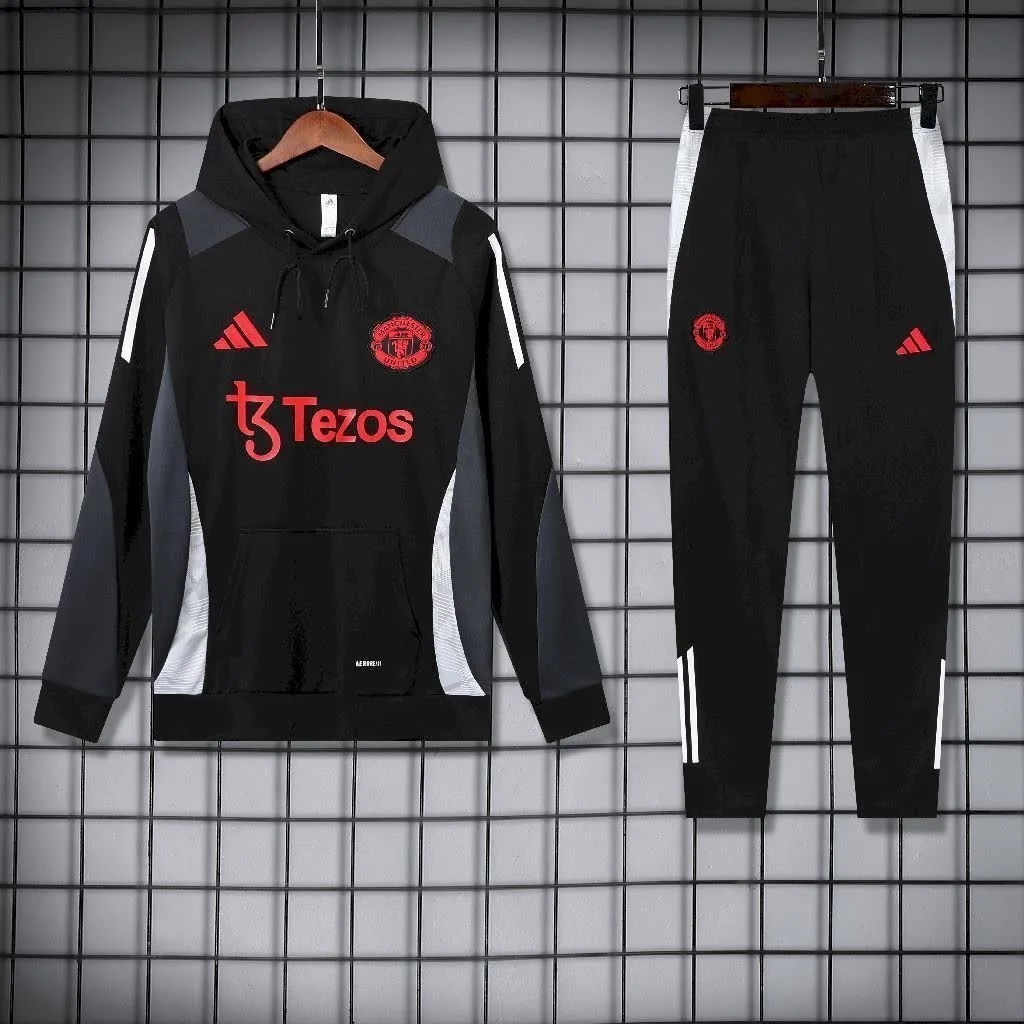 Manchester United 2024/25 Hoodie and Pants, foto 1