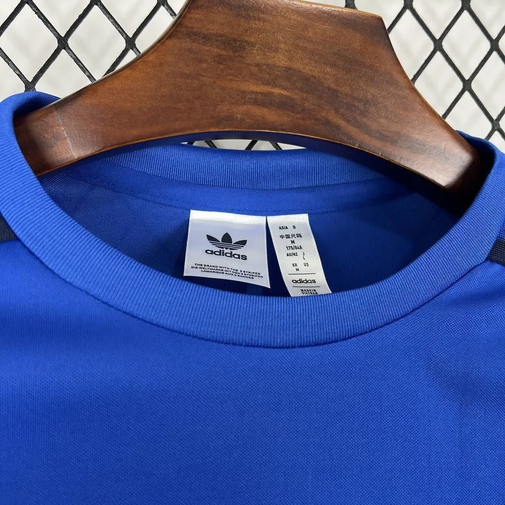 Manchester United 2024/25 Joint Edition Blue Long Sleeves Retro Jersey, foto 6