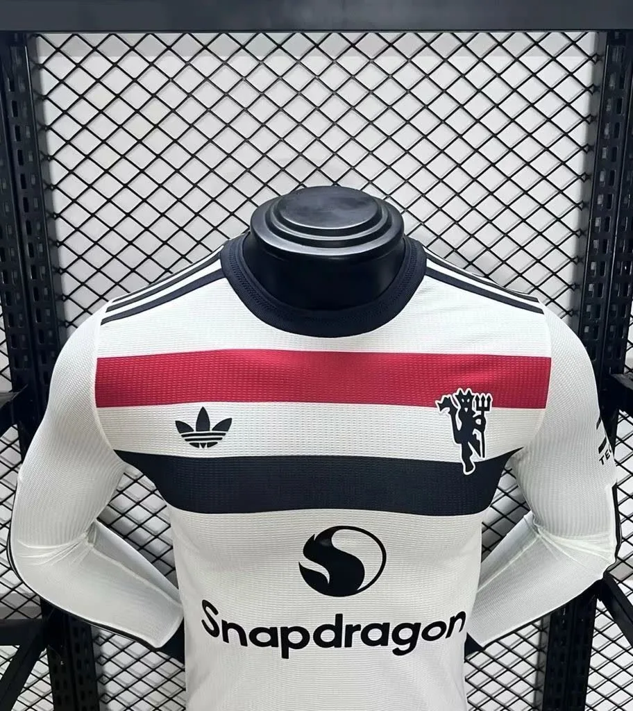 Manchester United 2024/25 Third Away Long Sleeves Jersey Player Version, foto 3