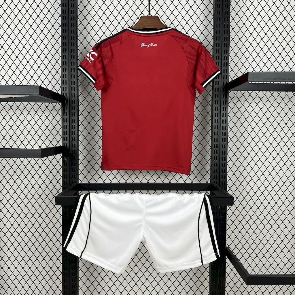 Manchester United 2025/26 Home Kids Kit, foto 3