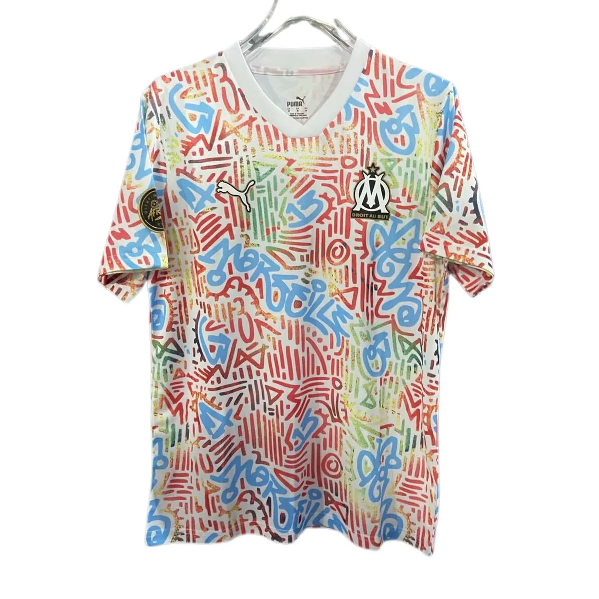 Marseille 2024/25 africa jersey white, foto 1