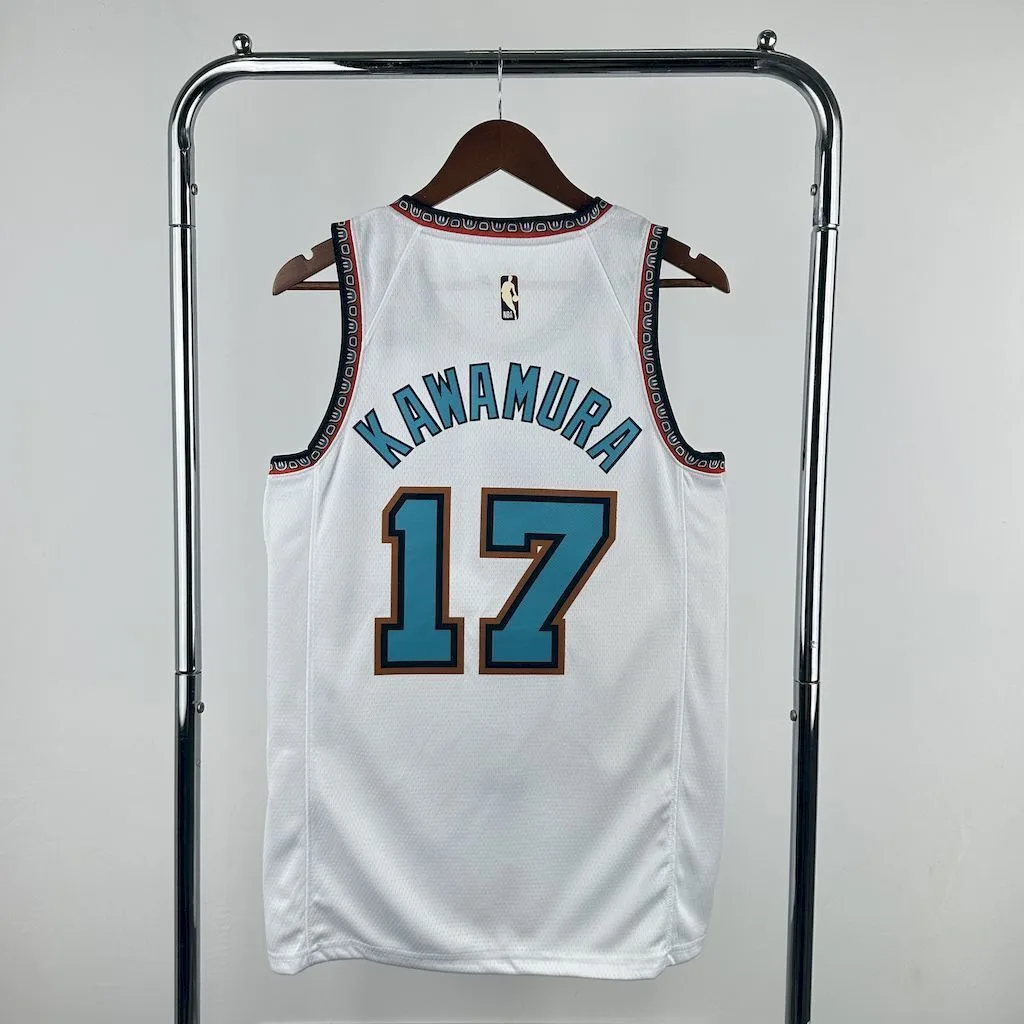 Memphis Grizzlies 2024/25 HardwoodClassics KAWAMURA#17, foto 3