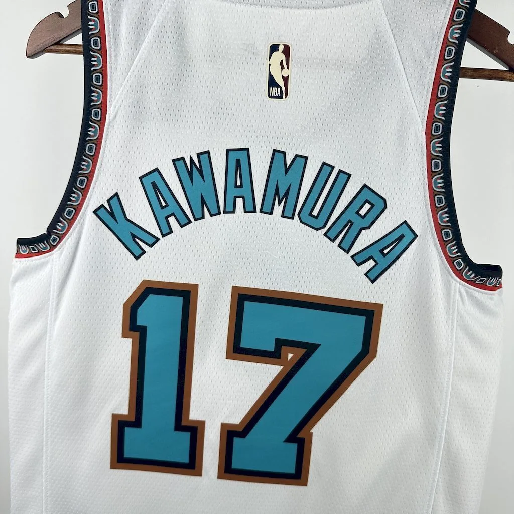 Memphis Grizzlies 2024/25 HardwoodClassics KAWAMURA#17, foto 4