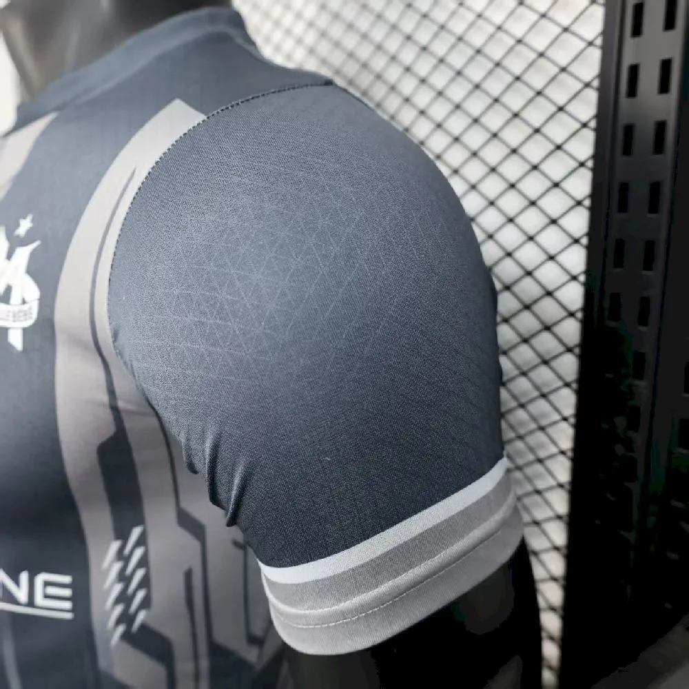 Men’s Olympique Marseille 2025/26 Grey Jersey Player Version, foto 5