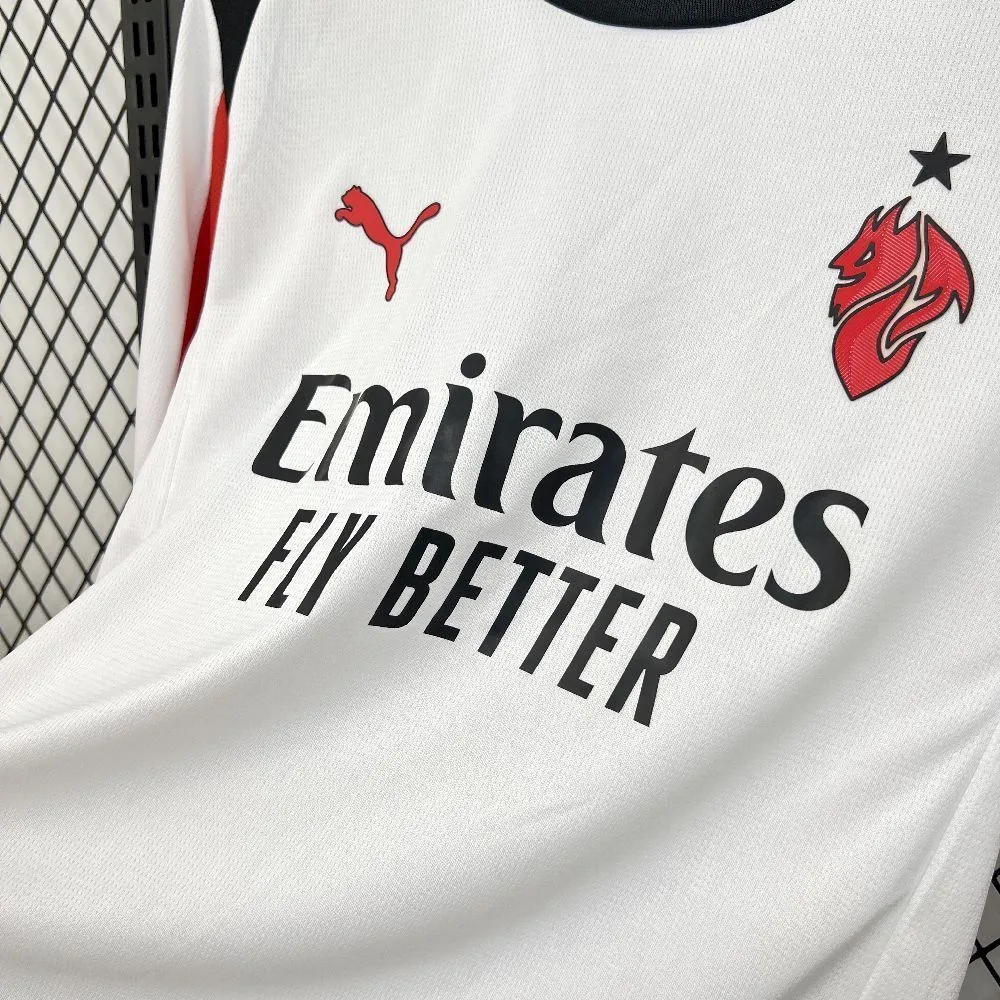 Mens AC Milan 2025/26 Away Long Sleeve Jersey, foto 4