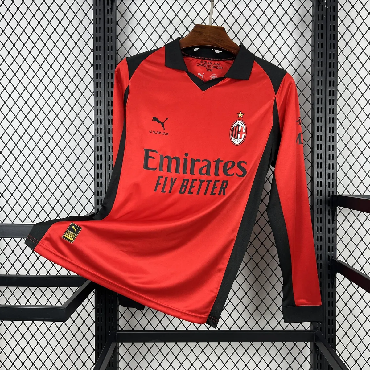 Mens AC Milan 2026/27 Fourth Long Sleeve Jersey, foto 1