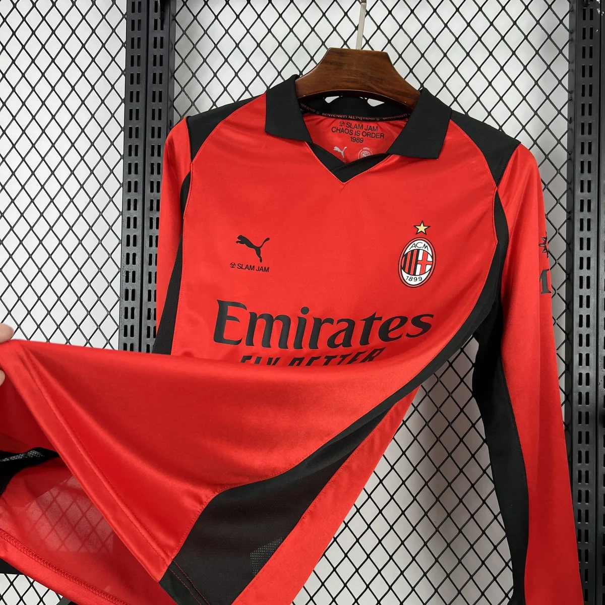 Mens AC Milan 2026/27 Fourth Long Sleeve Jersey, foto 5