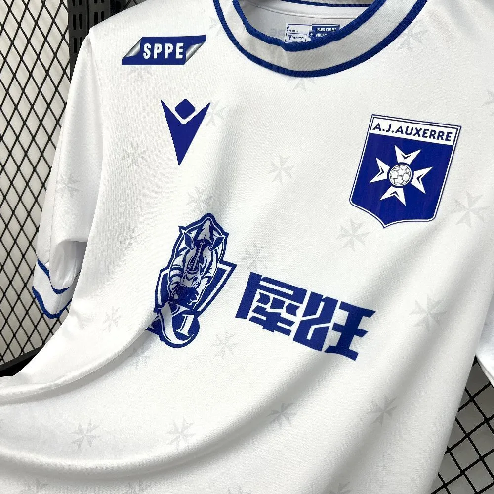 Mens AJ Auxerre 2025/26 Home Jersey, foto 4
